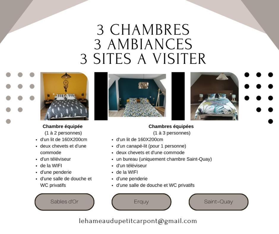 Le Hameau Du Petit Carpont - Chambres D'Hotes -Baie De Saint-Brieuc-Entre-Paimpol Et Erquy - Petit Dejeuner Breton Ploufragan 외부 사진